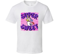 Super Sweet Cannabis Ganja Marijuana Strain Smoking Fan Worn Look T Sh