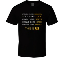 Strong Like Rebecca Love Like Jack Charm Kevin Dream Kate Forgive Rand
