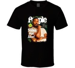 Michael B Jordan Sexiest Man Alive People Magazine Cover Distressed T 
