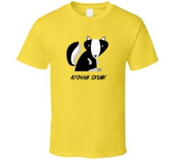 Afghan Skunk Cannabis Ganja Marijuana Strain Smoking Fan T Shirt