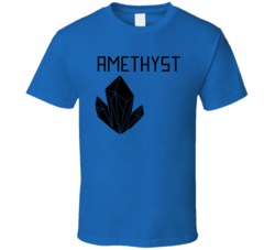 Amethyst Cannabis Ganja Marijuana Strain Smoking Fan T Shirt