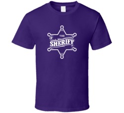 The Sheriff Cannabis Ganja Marijuana Strain Smoking Fan T Shirt