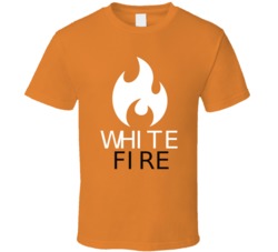 White Fire Cannabis Ganja Marijuana Strain Smoking Fan T Shirt