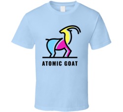 Atomic Goat Cannabis Ganja Marijuana Strain Smoking Fan T Shirt