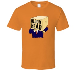 Block Head Cannabis Ganja Marijuana Strain Smoking Fan T Shirt