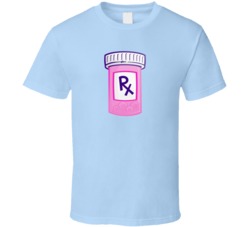Rx Cannabis Ganja Marijuana Strain Smoking Fan T Shirt