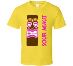Sour Maui Cannabis Ganja Marijuana Strain Smoking Fan T Shirt