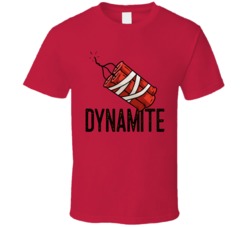 Dynamite Cannabis Ganja Marijuana Strain Smoking Fan T Shirt