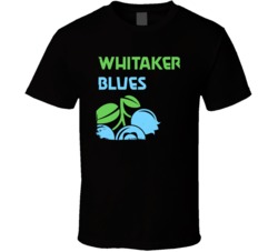 Whitaker Blues Cannabis Ganja Marijuana Strain Smoking Fan Worn Look T