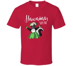 Hawaiian Skunk Cannabis Ganja Marijuana Strain Smoking Fan T Shirt
