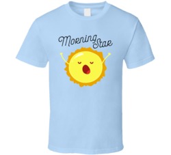 Morning Star Cannabis Ganja Marijuana Strain Smoking Fan T Shirt