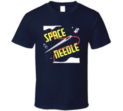 Space Needle Cannabis Ganja Marijuana Strain Smoking Fan T Shirt