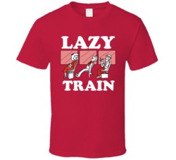 Lazy Train Cannabis Ganja Marijuana Strain Smoking Fan T Shirt