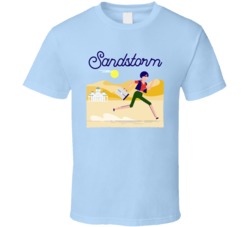Sandstorm Cannabis Ganja Marijuana Strain Smoking Fan T Shirt