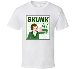 Skunk 47 Cannabis Ganja Marijuana Strain Smoking Fan T Shirt