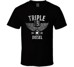 Triple Diesel Cannabis Ganja Marijuana Strain Smoking Fan Worn Look T 