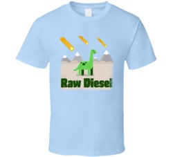 Raw Diesel Cannabis Ganja Marijuana Strain Smoking Fan Worn Look T Shi