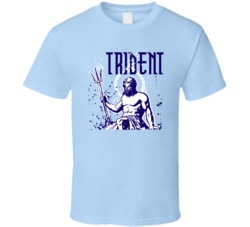 Trident Cannabis Ganja Marijuana Strain Smoking Fan T Shirt