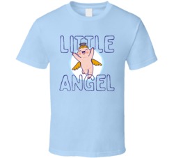 Little Angel Cannabis Ganja Marijuana Strain Smoking Fan T Shirt
