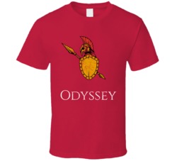 Odyssey Cannabis Ganja Marijuana Strain Smoking Fan Worn Look T Shirt