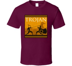 Trojan Cannabis Ganja Marijuana Strain Smoking Fan T Shirt
