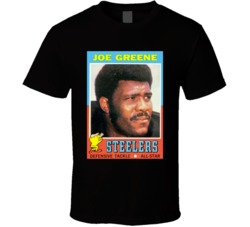 Joe Greene Trading Card Pittsburgh Football Defensive Tackle Legend T 