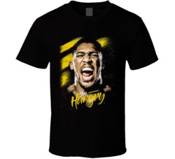 Anthony Joshua Stay Hungry Heavyweight Boxing Legend Fan T Shirt