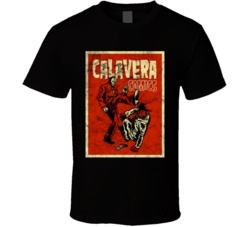 Calavera Comics Retro Vintage Poster Worn Look T Shirt