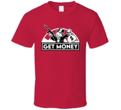 Get Money Gangster Monopoly Man Funny Rap Parody T Shirt