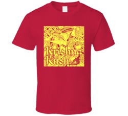 Krishna Kush Cannabis Ganja Marijuana Strain Smoking Fan T Shirt