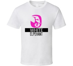White Elephant Cannabis Ganja Marijuana Strain Smoking Fan T Shirt