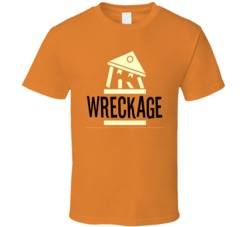 Wreckage Cannabis Ganja Marijuana Strain Smoking Fan T Shirt