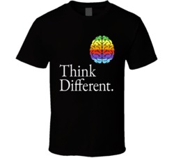 Think Different Cannabis Ganja Marijuana Strain Smoking Fan T Shirt