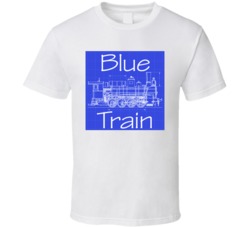 Blue Train Cannabis Ganja Marijuana Strain Smoking Fan T Shirt