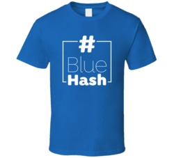 Blue Hash Cannabis Ganja Marijuana Strain Smoking Fan T Shirt