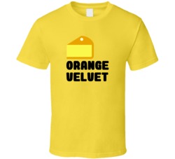 Orange Velvet Cannabis Ganja Marijuana Strain Smoking Fan T Shirt