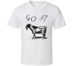 Goat Cannabis Ganja Marijuana Strain Smoking Fan T Shirt