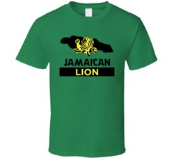 Jamaican Lion Cannabis Ganja Marijuana Strain Smoking Fan T Shirt