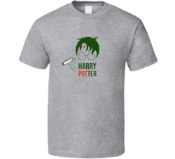 Harry Pot Cannabis Ganja Marijuana Strain Smoking Fan T Shirt