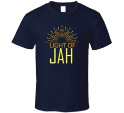 Light Of Jah Cannabis Ganja Marijuana Strain Smoking Fan T Shirt