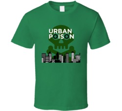 Urban Poison Cannabis Ganja Marijuana Strain Smoking Fan T Shirt