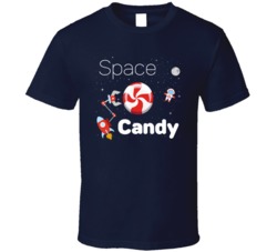 Space Candy Cannabis Ganja Marijuana Strain Smoking Fan T Shirt