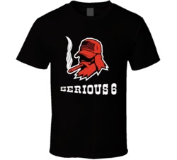 Serious 6 Cannabis Ganja Marijuana Strain Smoking Fan T Shirt
