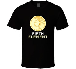 Fifth Element Cannabis Ganja Marijuana Strain Smoking Fan T Shirt