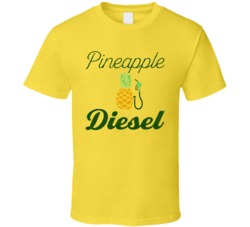 Pineapple Diesel Cannabis Ganja Marijuana Strain Smoking Fan Worn Look
