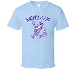 Mickey Kush Cannabis Ganja Marijuana Strain Smoking Fan T Shirt