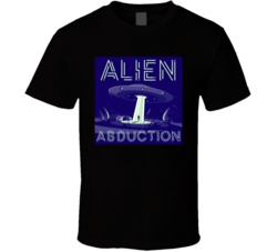 Alien Abduction Cannabis Ganja Marijuana Strain Smoking Fan T Shirt