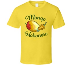 Mango Habanero Cannabis Ganja Marijuana Strain Smoking Fan T Shirt
