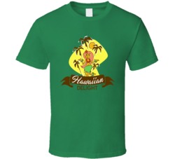 Hawaiian Delight Cannabis Ganja Marijuana Strain Smoking Fan T Shirt