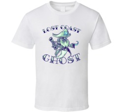 Lost Coast Ghost Cannabis Ganja Marijuana Strain Smoking Fan T Shirt